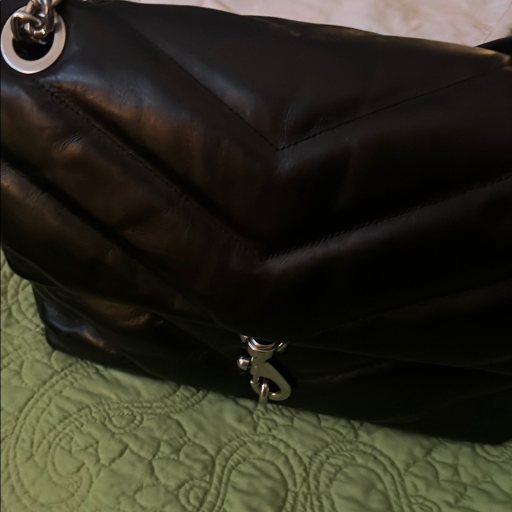 Edie Maxi Shoulder Bag in Black